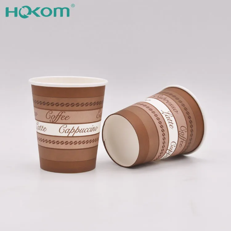 Opakowanie i drukowanie papierowe kubki papierowe kubki niestandardowe 16 uncji 12 uncji 8 uncji biodegradowalne PLA Wytyczona kawiarnia kawiarnia na gorący napój
